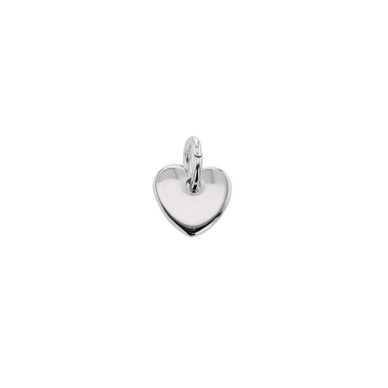 Médaille Coeur , Argent Rhodié 925