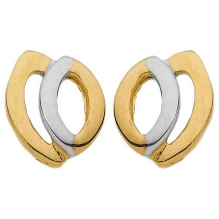 Boucles D'Oreilles  Fantaisie Bicolore - 1004962
