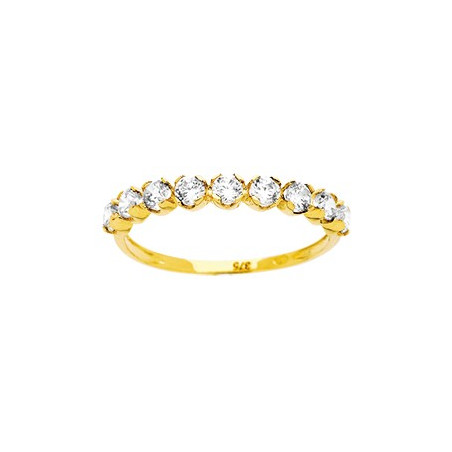 Bague Bijou Collection 1006087 1006087 - Marque Collection Julien D'Orcel  Or 375/1000 - Couleur Jaune - Oxydeyde De Zirconium