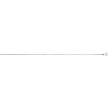 Collier Forcat 1,00 Mm Or Blanc Rhodié Blanc 1004792 - Marque Collection Julien D'Orcel  Or 375/1000 - Couleur Blanc