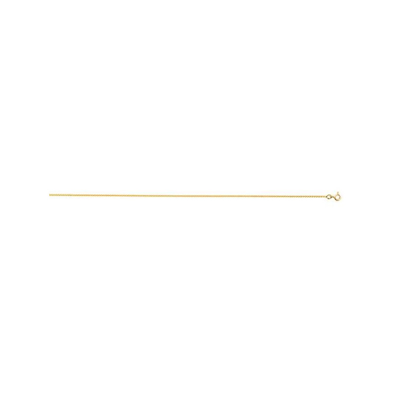 Collier Chaine Palmier 1 Mm 42 Cm 1004829 - Marque Collection Julien D'Orcel  Or 375/1000 - Couleur Jaune -