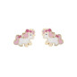 Boucles D'Oreilles  Licorne, Email , Or Jaune 9K 1010502 - Marque Collection Julien D'Orcel
