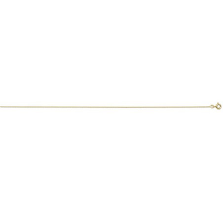 BIJOU COLLECTION - Chaîne maille forçat 0,8 mm en or jaune 9 carats 45 cm Ref 1004861