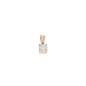 Pendentif Solitaire Diamant 0,03 Ct 4 Griffes Or Jaune 9K