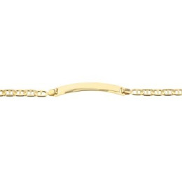 Bracelet  Identite 14 Cm , Or Jaune 9K 1010513 - Marque Collection Julien D'Orcel