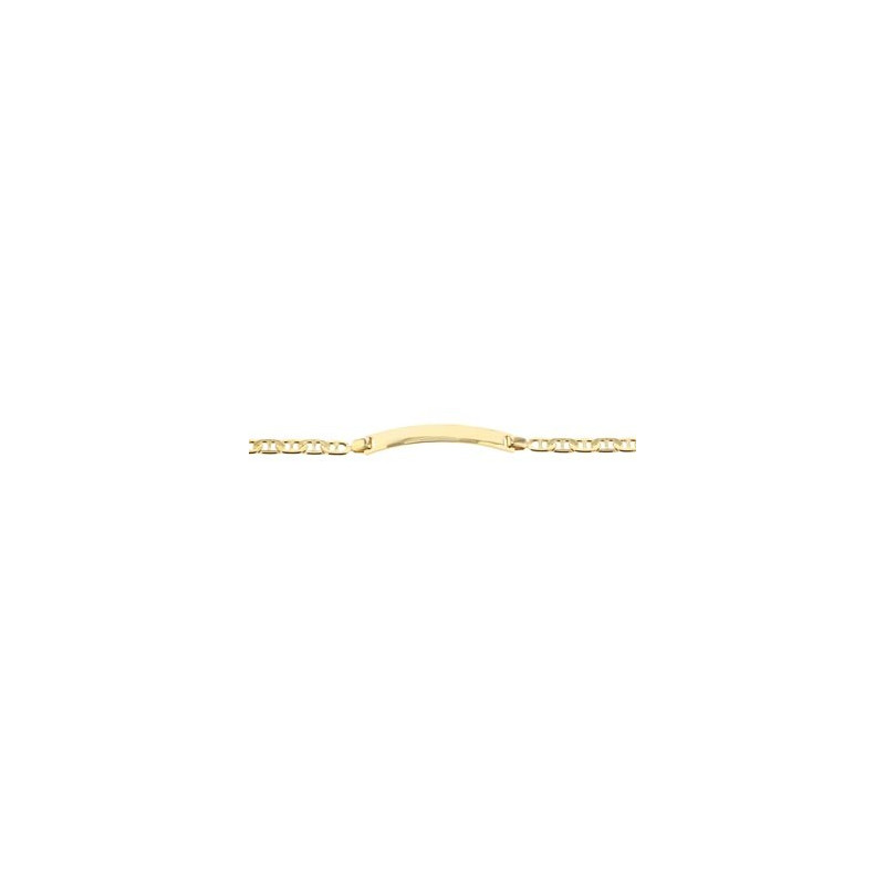 Bracelet  Identite 14 Cm , Or Jaune 9K 1010513 - Marque Collection Julien D'Orcel