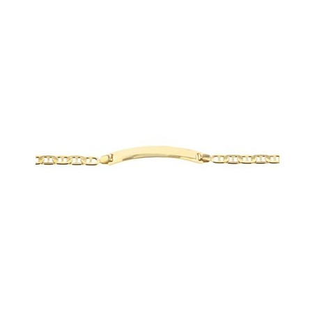 Bracelet  Identite 14 Cm , Or Jaune 9K 1010513 - Marque Collection Julien D'Orcel