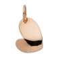 Pendentif Pendentif Coeur Or Rose 9K 1010328 - Marque Collection Julien D'Orcel   - Couleur Rose - Spinelle