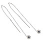 Boucles D'Oreilles  Boucles D'Oreilles   Boules Argent Rhodié 925 1011895 - Marque Collection Julien D'Orcel   - Couleur Blanc
