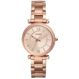 Montre Femme ES4301 Fossil - Collection CARLIE -  -  Glamour - acier - Quartz
