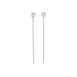 Coeur de Lion - Boucles d'oreilles pendantes acier gris avec oxyde - Réf 5000/21-1700