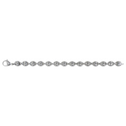 Phebus - Bracelet grain de café acier - Réf 35-0276