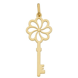 Pendentif Cle Or Jaune 9K