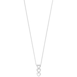 Collier Argent Rhodié  Diamants 0,02 Ct 1003370 - Marque Collection Julien D'Orcel  Argent 925/1000 - Couleur Blanc Diamant