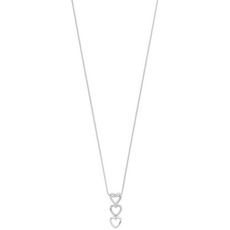 Collier Argent Rhodié  Diamants 0,02 Ct 1003370 - Marque Collection Julien D'Orcel  Argent 925/1000 - Couleur Blanc Diamant