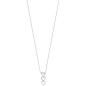 Collier Argent Rhodié  Diamants 0,02 Ct 1003370 - Marque Collection Julien D'Orcel  Argent 925/1000 - Couleur Blanc Diamant