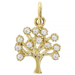Pendentif Pendentif Arbre De Vie Or Oxyde de zirconium  - 1037345 1037345 - Marque Collection Julien D'Orcel  Or 375/1000