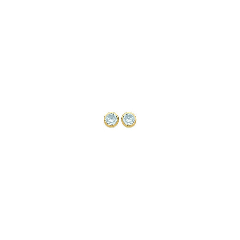 Boucles D'Oreilles   Puces Clos Oxydeydes 4 Mm