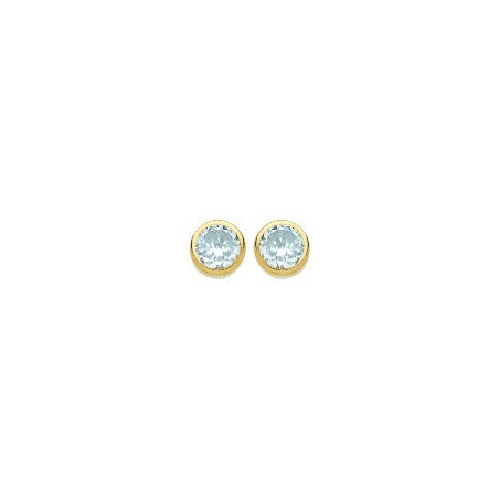 Boucles D'Oreilles   Puces Clos Oxydeydes 4 Mm
