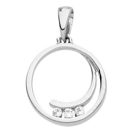 Pendentif Rond Trilogy Dts 0,03 Ct