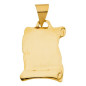 Pendentif Pendentif Parchemin Or Jaune 1005301 - Marque Collection Julien D'Orcel  Or 375/1000