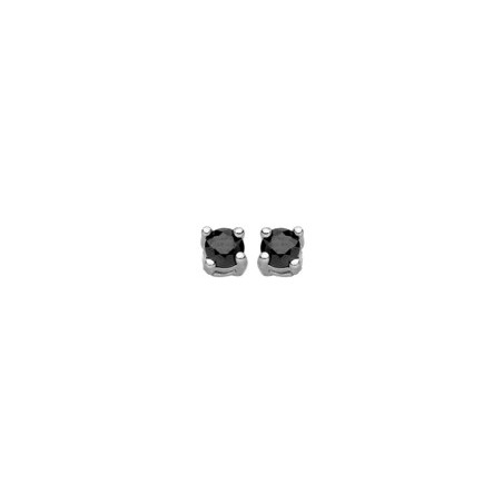 Boucles D'Oreilles , Oxydeyde Bleu, Argent Rhodié 925