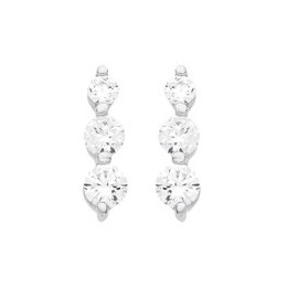 Boucles D'Oreilles  En Argent Et Oxydeydes