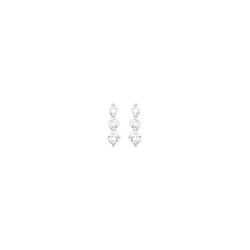 Boucles D'Oreilles  En Argent Et Oxydeydes