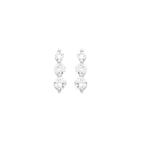 Boucles D'Oreilles  En Argent Et Oxydeydes