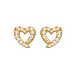 Boucles D'Oreilles  Curs, Oxydeyde, Or Jaune 9K 1010381 - Marque Collection Julien D'Orcel    Oxydeyde De Zirconium