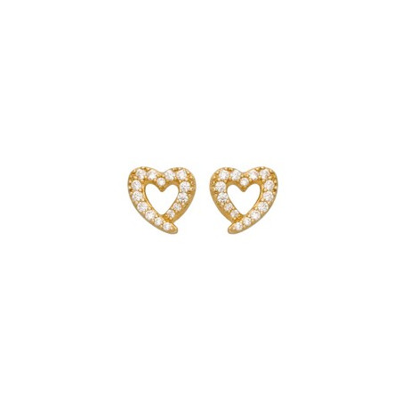 Boucles D'Oreilles  Curs, Oxydeyde, Or Jaune 9K 1010381 - Marque Collection Julien D'Orcel    Oxydeyde De Zirconium