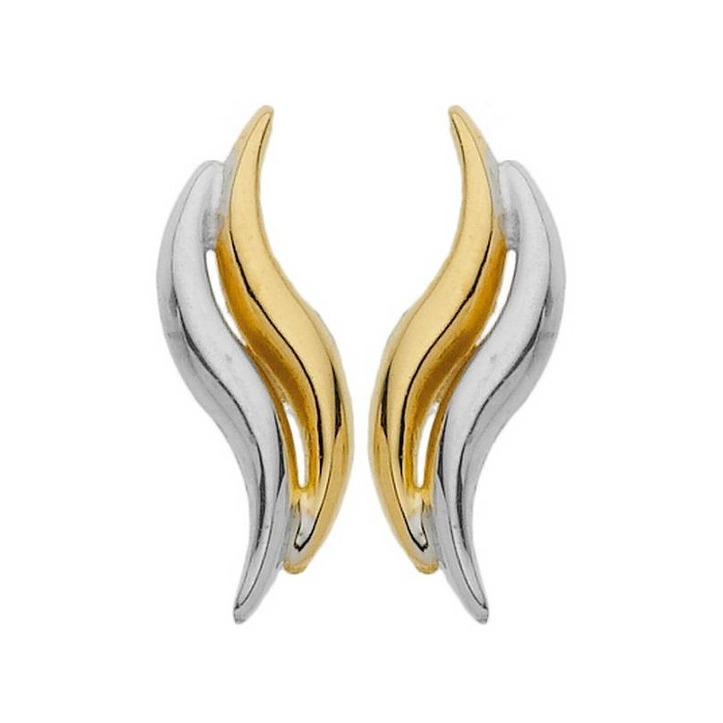 Boucles D'Oreilles  En Or Bicolore 1004989 - Marque Collection Julien D'Orcel  Or 375/1000 - Couleur Bicolore -