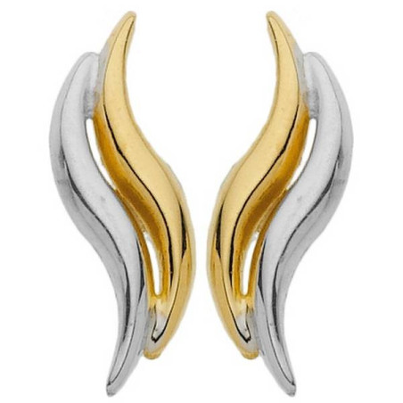 Boucles D'Oreilles  En Or Bicolore 1004989 - Marque Collection Julien D'Orcel  Or 375/1000 - Couleur Bicolore -