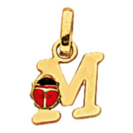 Pendentif '' M'' Coccinelle Or - 1006830
