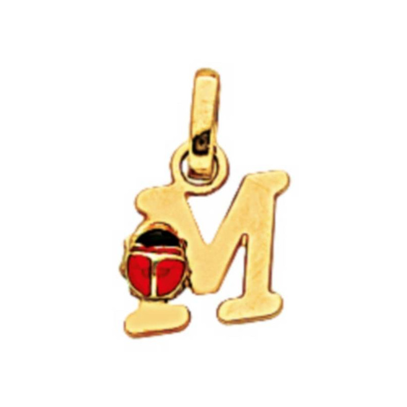 Pendentif '' M'' Coccinelle Or - 1006830