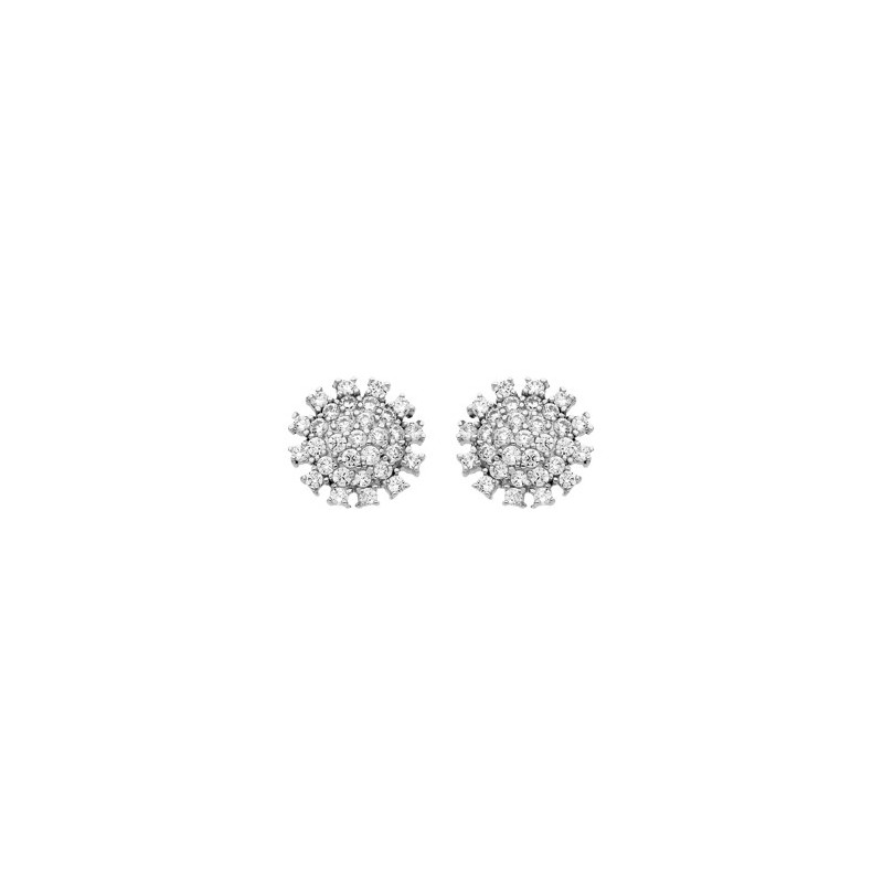 Boucles D'Oreilles  En Argent Et Oxydeydes