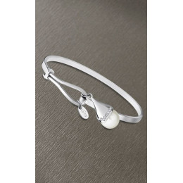 Lotus Style - Bracelet acier, double coeurs - Réf LS1912-2/1