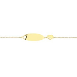 Bracelet  Identite Curs 14 Cm , Or Jaune 9K 1010485 - Marque Collection Julien D'Orcel