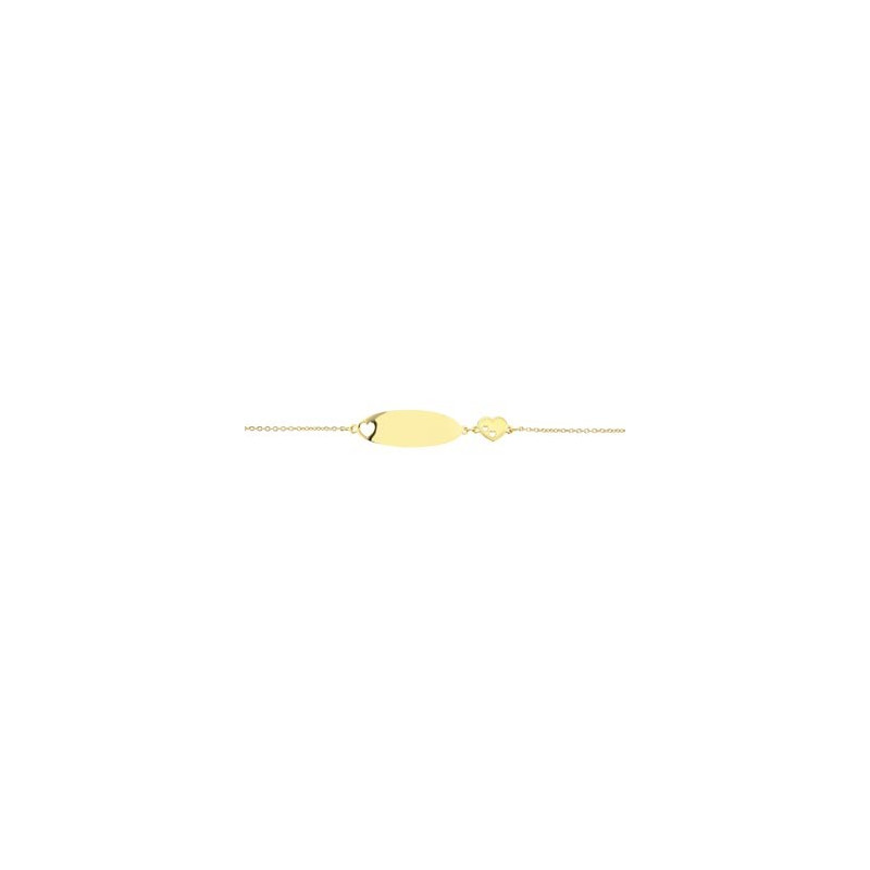 Bracelet  Identite Curs 14 Cm , Or Jaune 9K 1010485 - Marque Collection Julien D'Orcel