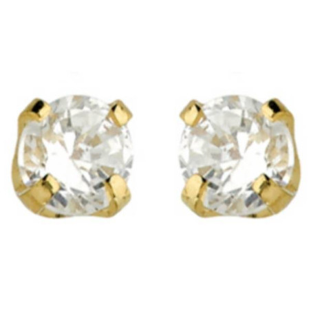 Puces Oxydeyde 3 Mm Or Jaune