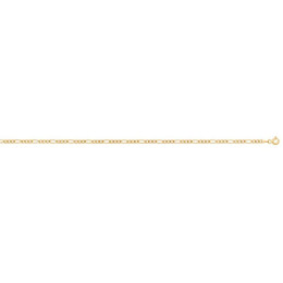 Collier Alternée 1/3 2,4 Mm 45 Cm