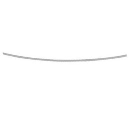 Collier Nylon Fermoir Argent