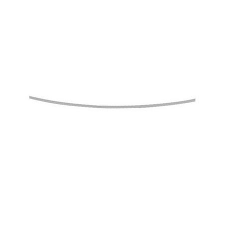 Collier Nylon Fermoir Argent