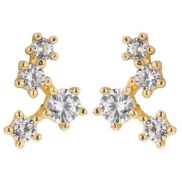 Boucles D'Oreilles  Oxydeyde, Or Jaune 9K  - 10109K