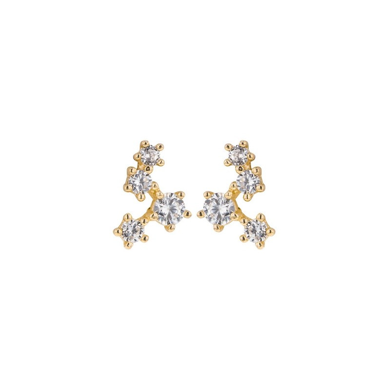 Boucles D'Oreilles  Oxydeyde, Or Jaune 9K  - 10109K
