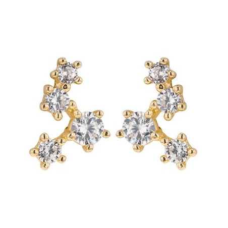 Boucles D'Oreilles  Oxydeyde, Or Jaune 9K  - 10109K