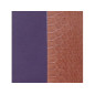 Les Georgettes - Cuir Manchette 40 mm Serpent d'eau Terre/Violet - Ref 702145799BC000