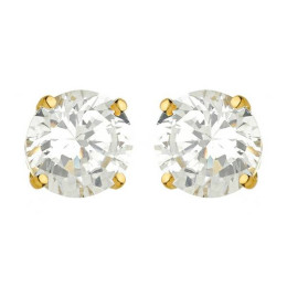 Boucles D'Oreilles  En Or Jaune Et Oxydeydes