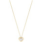 Collier Coeur Or Bicolore Diamant 0,012 Ct 1007848 - Marque Collection Julien D'Orcel  Or 750/1000 - Couleur Bicolore - Diamant