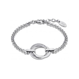 Lotus Style - Bracelet acier, motifs cercles - Réf LS1780-2/1